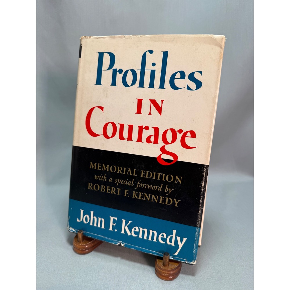 Profiles in Courage Memorial Edition Hardcover Dust Jacket JFK Biography 60s VTG